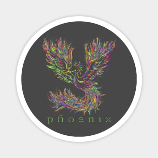 Phoenix, reborn from ashes Magnet